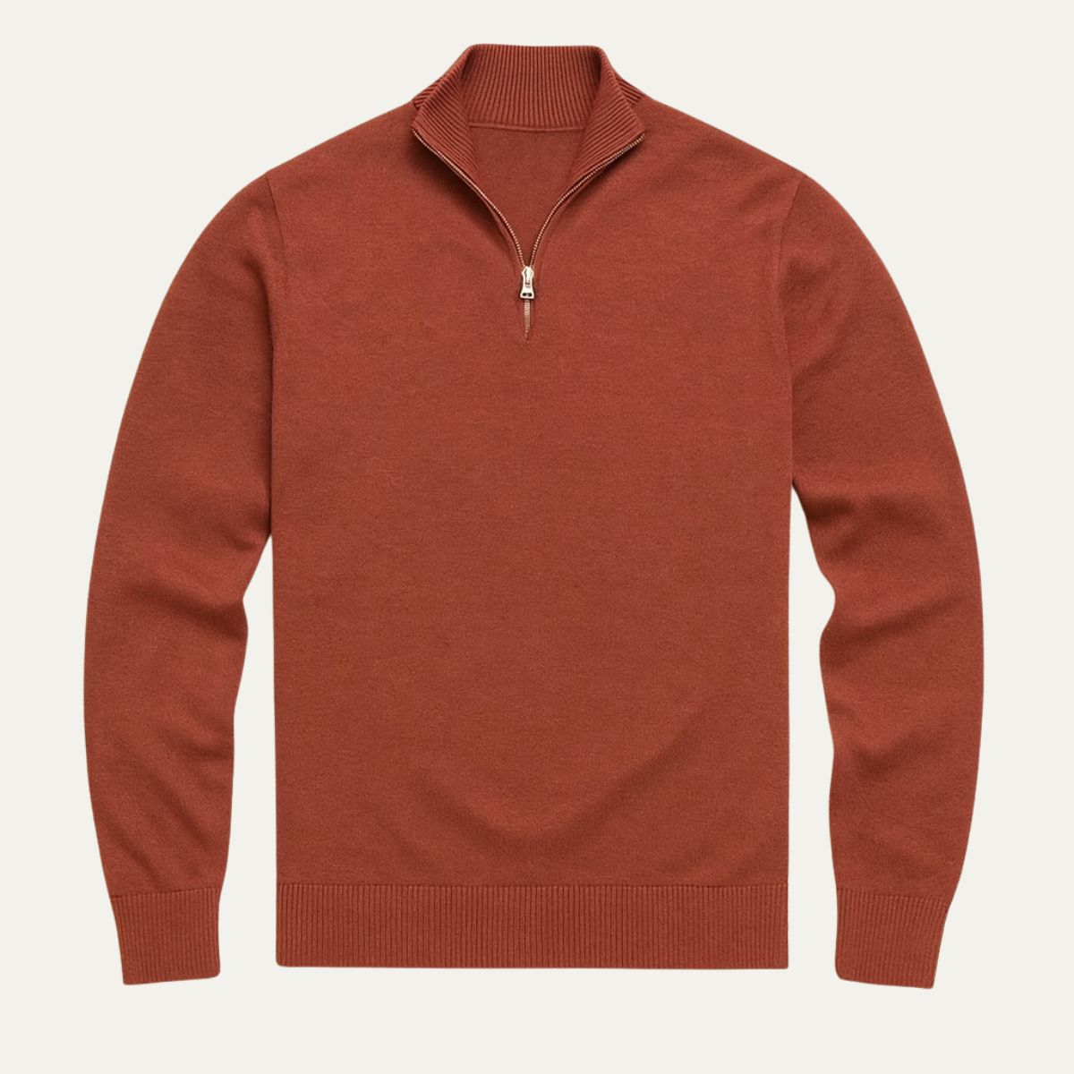 Stylish Quarter Zip Sweater for Men