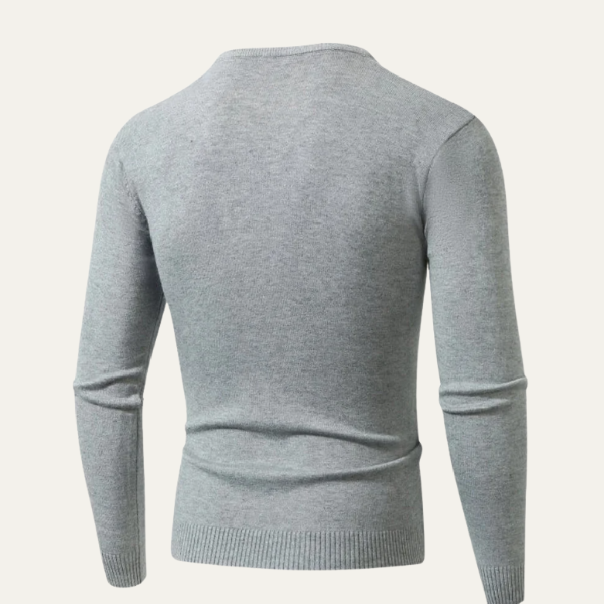 Soft Men's Wool V Neck Sweater