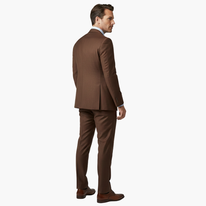Classic Fit 3 Piece Suit with Peak Lapel Jacket