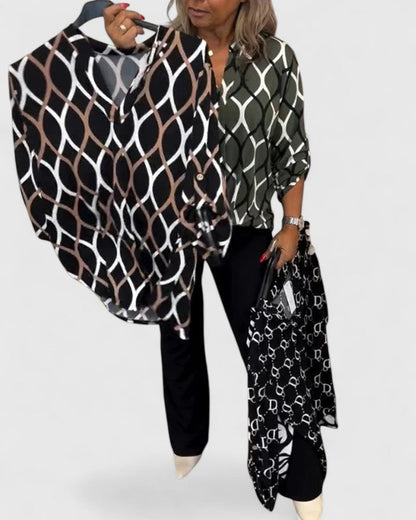 Chic Women's Floral Blouse