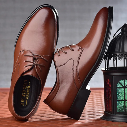 Stylish Men's Genuine Leather Dress Shoes