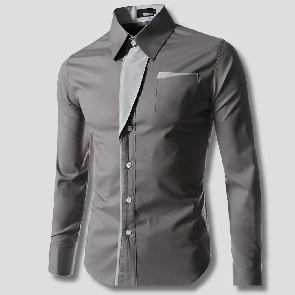 Traditional Fit Men's Cotton Dress Shirt - Olytrend