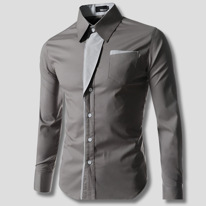 Traditional Fit Men's Cotton Dress Shirt - Olytrend