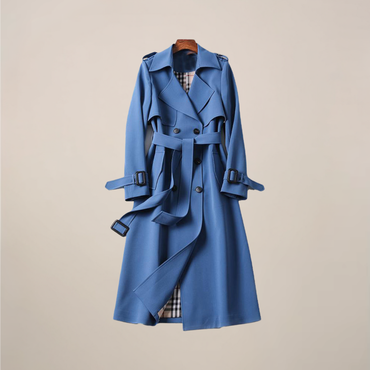Timeless Belted Long Trench Coat