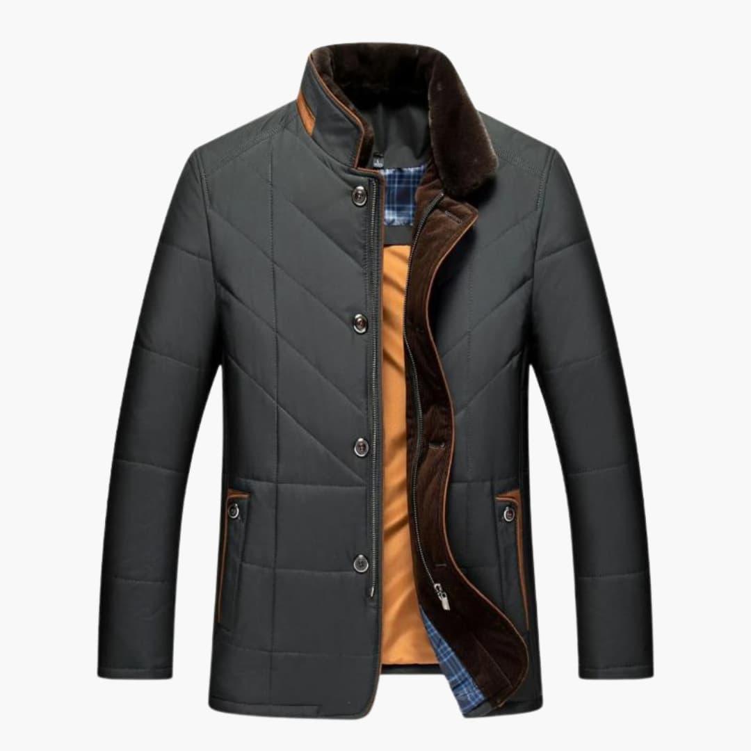 Insulated Quilted Coat for Men - Warm and Lightweight