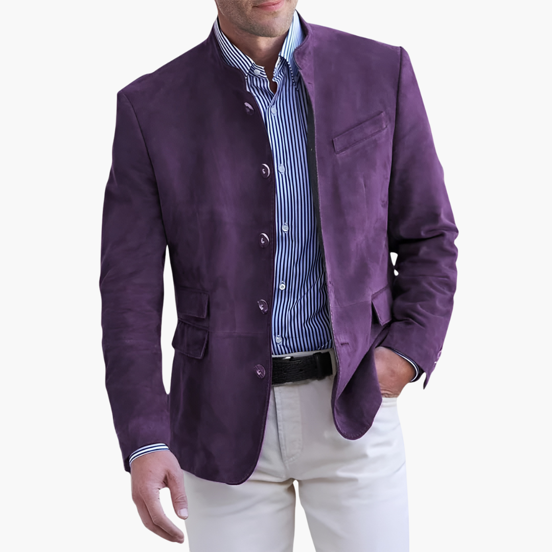 Classic Fit Button Down Men's Coat