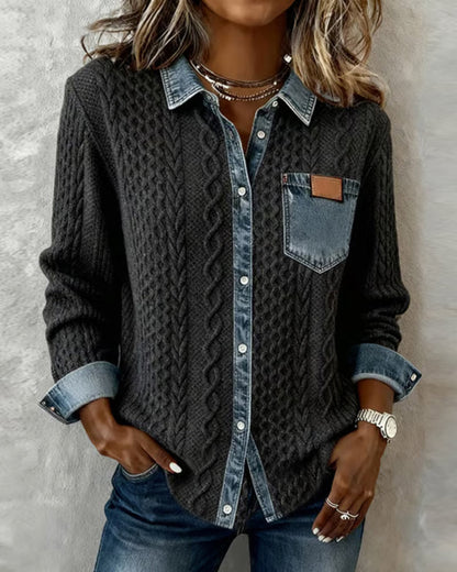 Women's Floral Long Sleeve Top - Olytrend