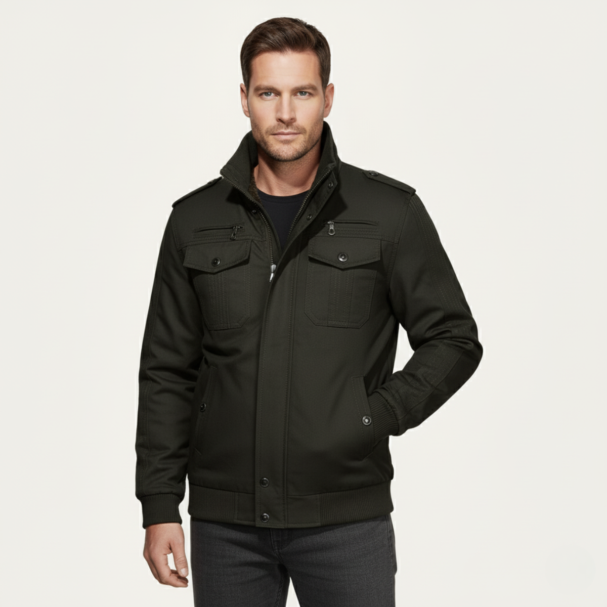 Thermal Insulated Men's Bomber Jacket