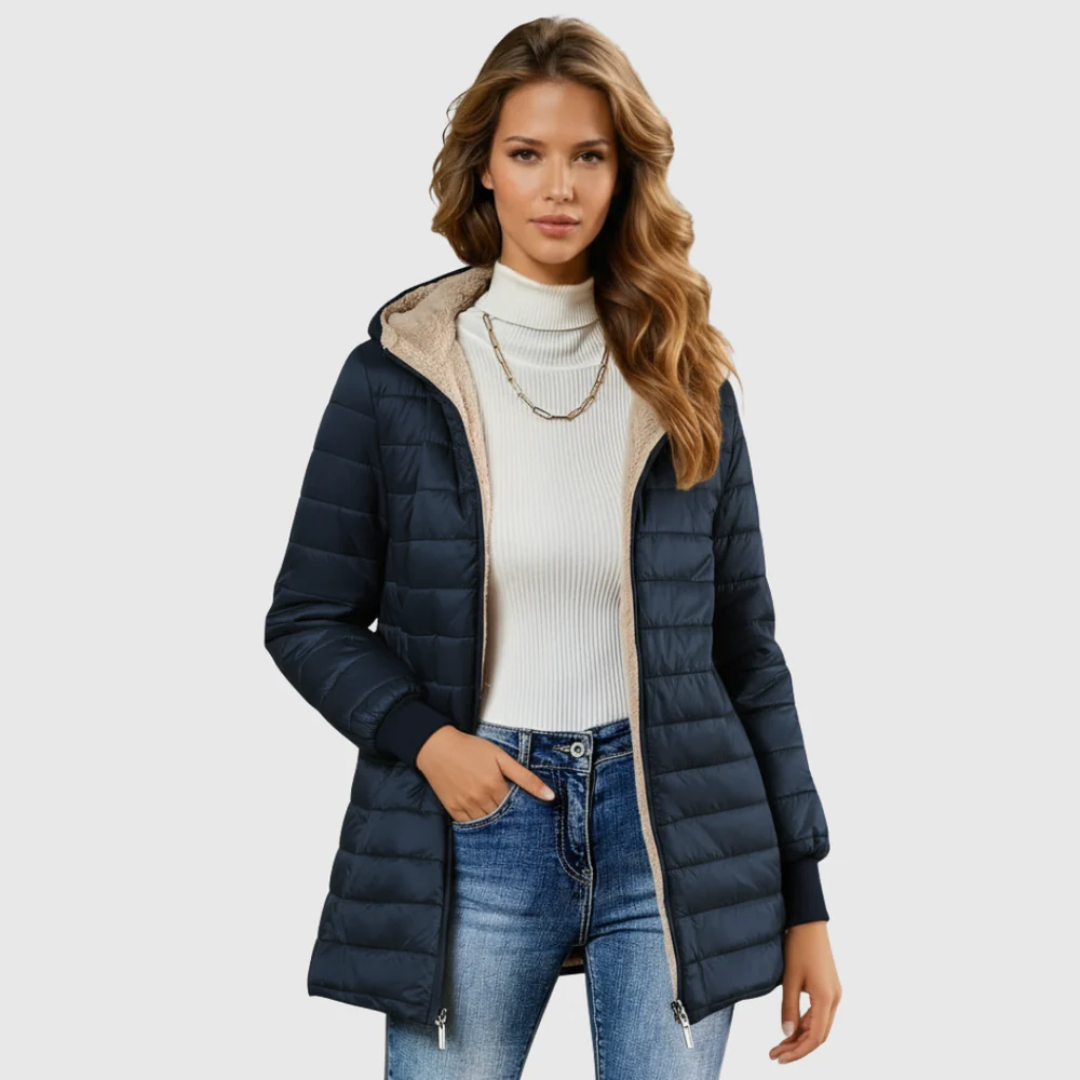 Warm Fleece Lined Parka Coat