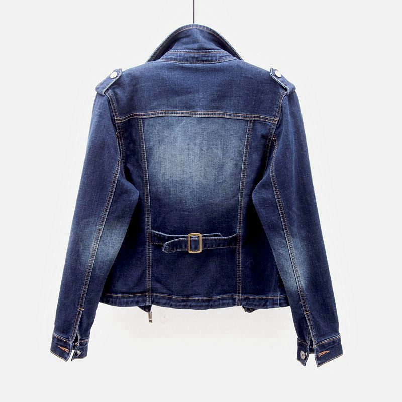 Classic Women's Blue Jeans Jacket