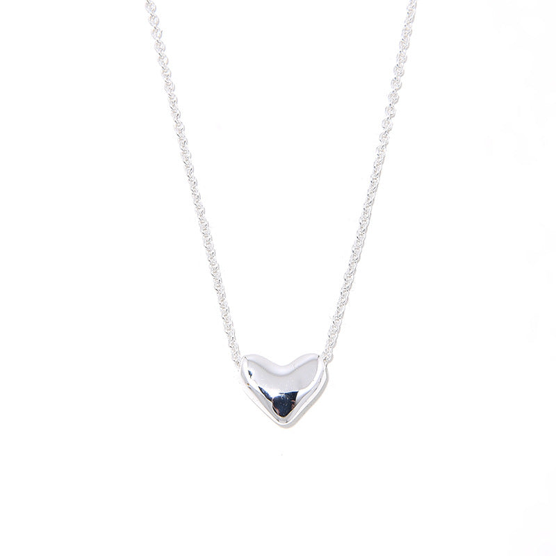 Elegant Silver Gold Chain Pendant Necklace