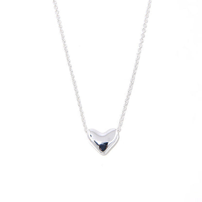 Elegant Silver Gold Chain Pendant Necklace