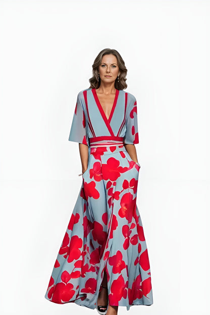Chic Floral Maxi Dress