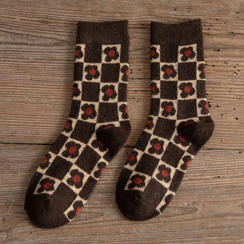 Colorful Floral Pattern Socks