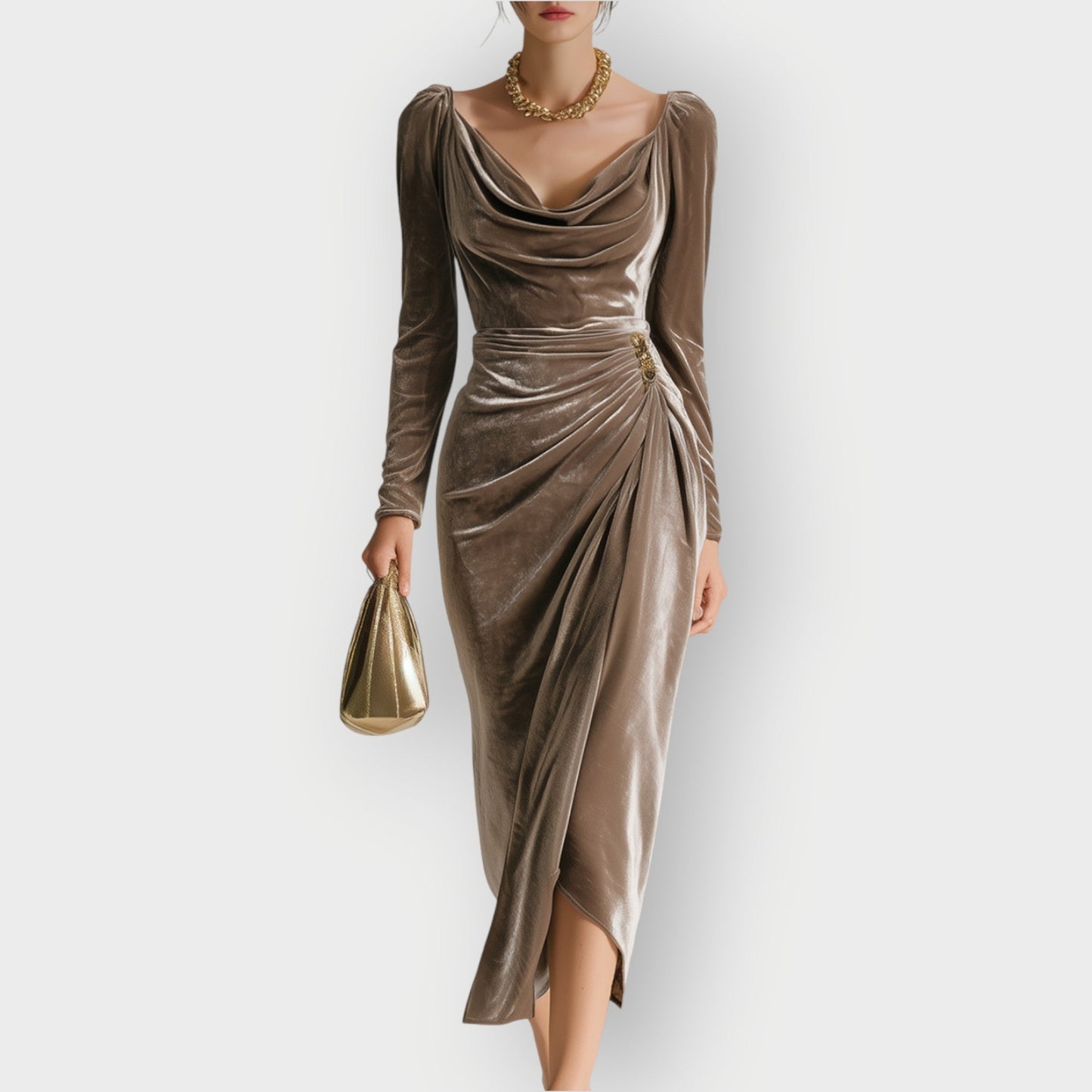 Chic Women's Knee Length Dress