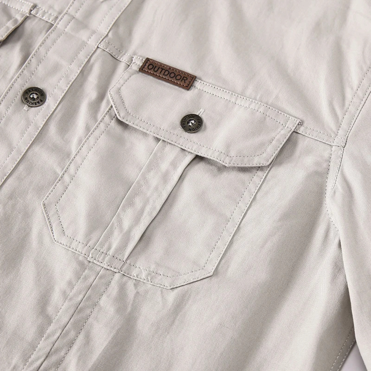 Relaxed Fit Mens Cotton Button Shirt