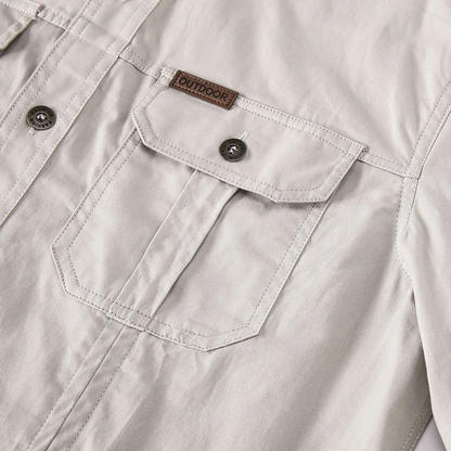 Relaxed Fit Mens Cotton Button Shirt