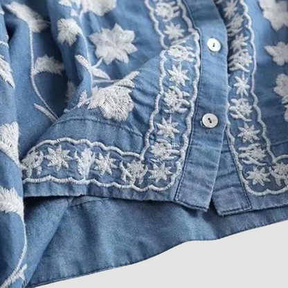 Vintage Floral Women's Cardigan Sweater