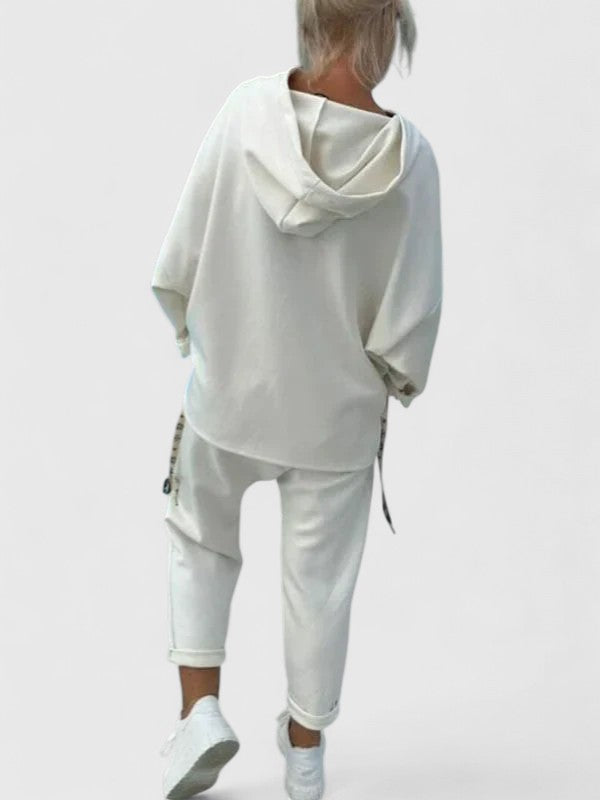 Cozy Fleece Hoodie Outfit Set - Olytrend