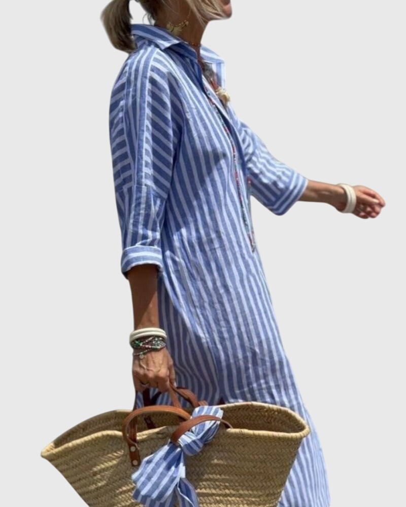 Timeless Horizontal Stripe Dress