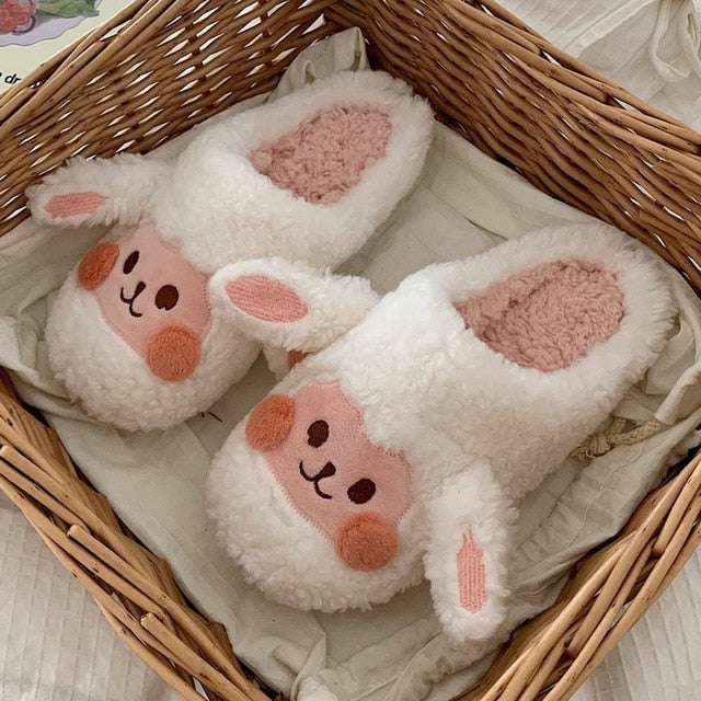 Cozy Women's Holiday Fuzzy Slippers