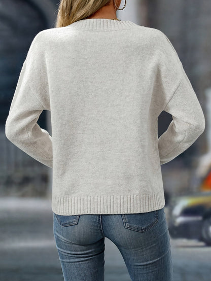 Soft Women's V-Neck Sweater