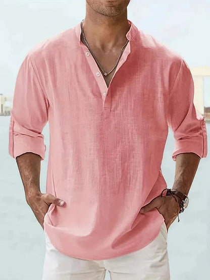 Comfortable Men's Long Sleeve Casual Shirt