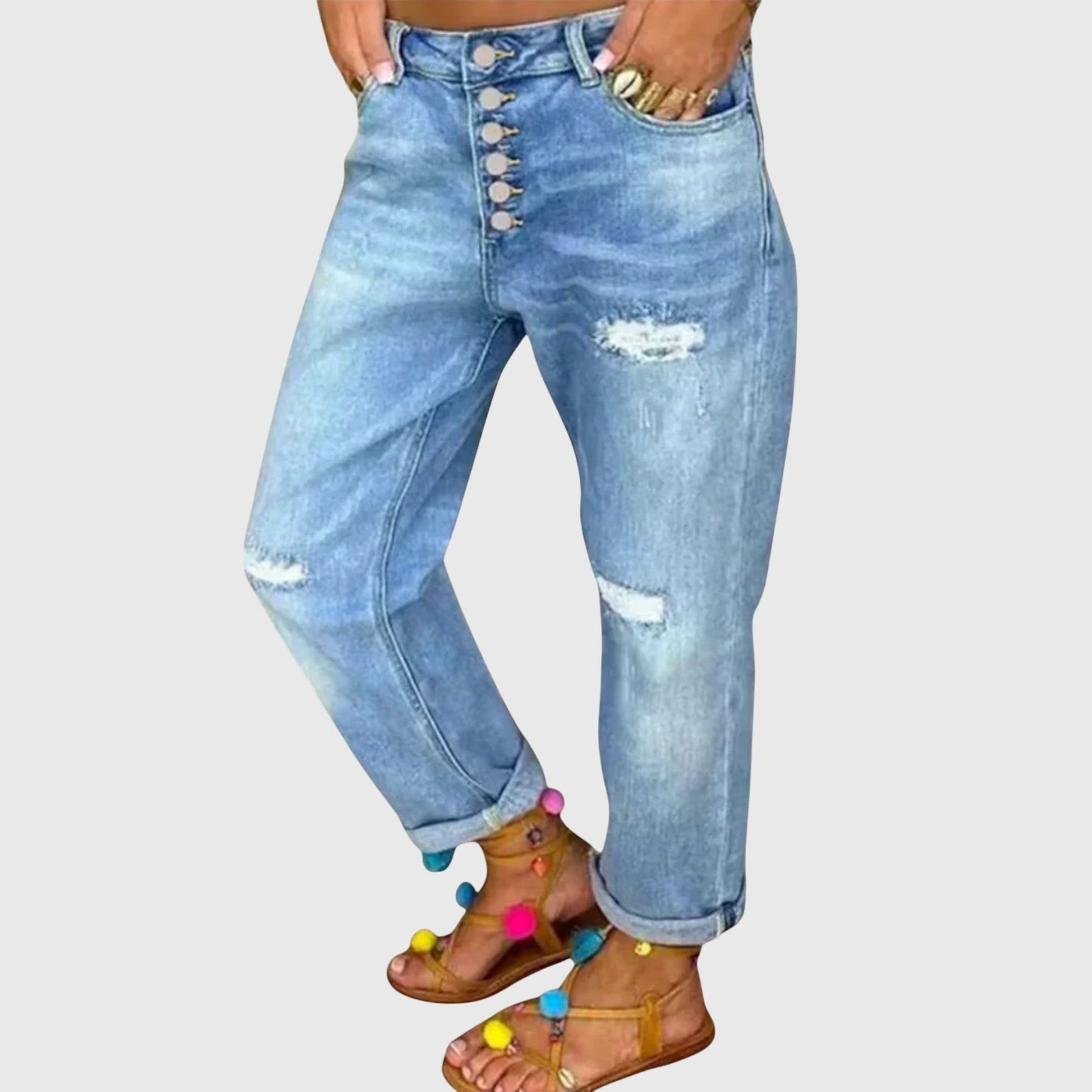 Comfortable Fit Jeans - Olytrend