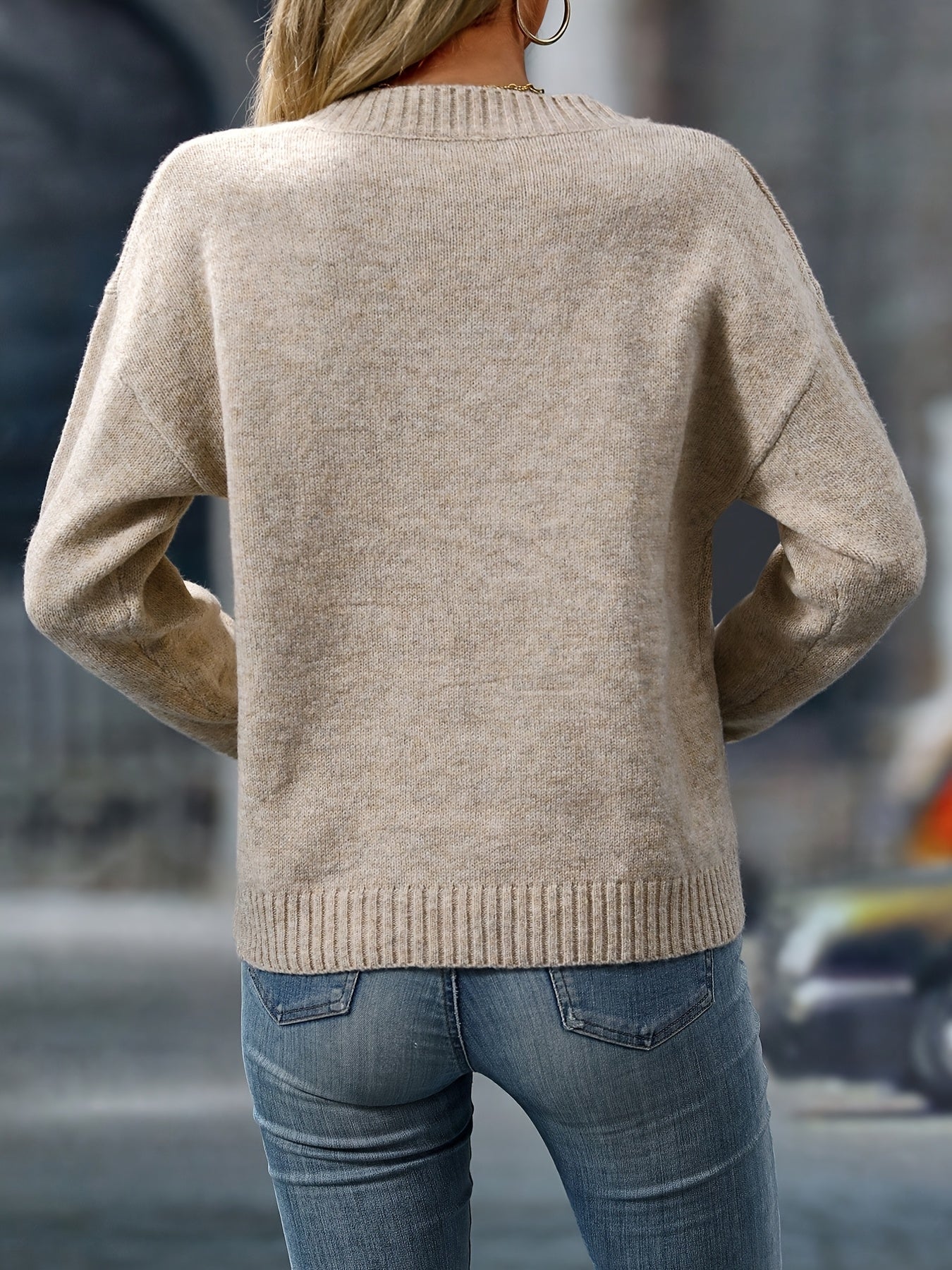 Soft Women's V-Neck Sweater