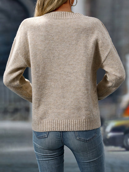 Soft Women's V-Neck Sweater