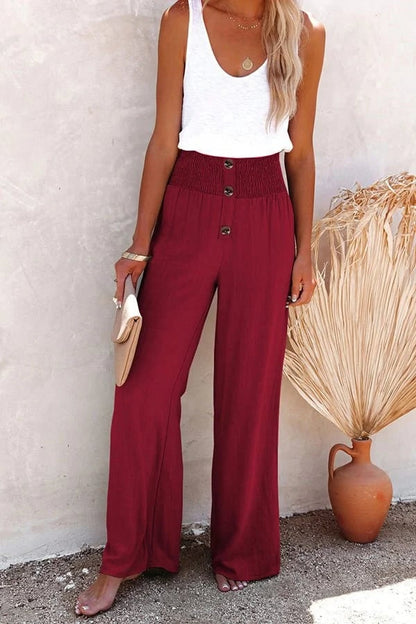 Women's Comfortable High Waisted Wide Leg Jeans