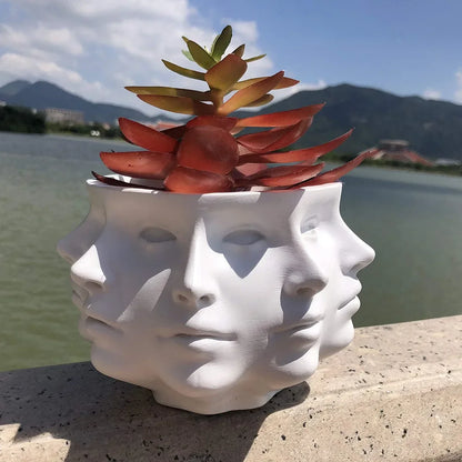 Realistic Floral Face Planter - Pexav