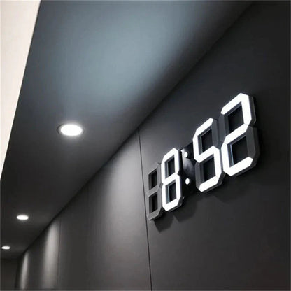 Modern Dimmable 3D Wall Clock - Pexav