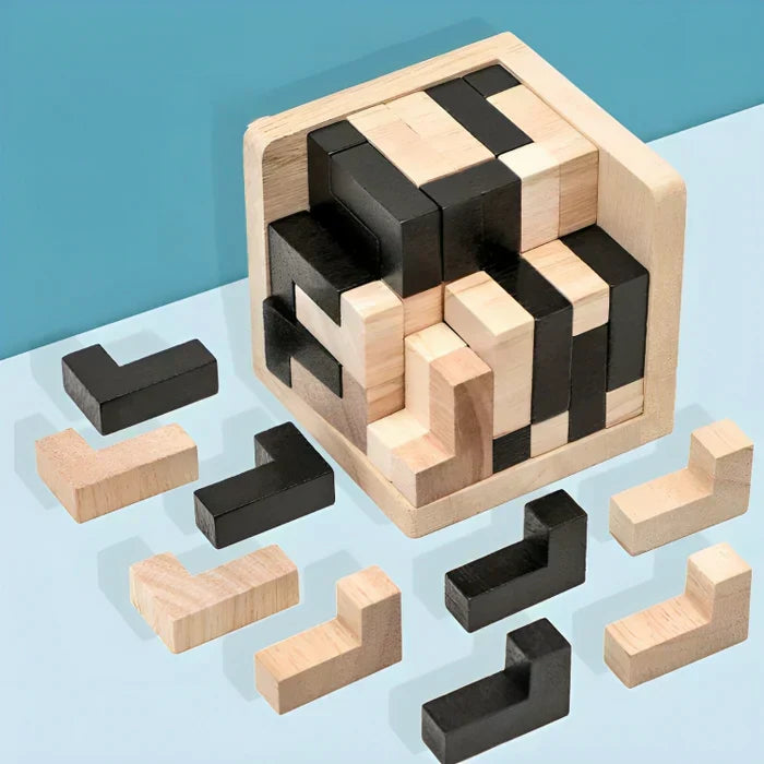 Challenging Wooden Puzzle Box - Pexav
