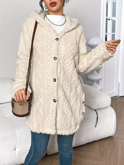 Soft Cozy Hooded Cardigan Sweater