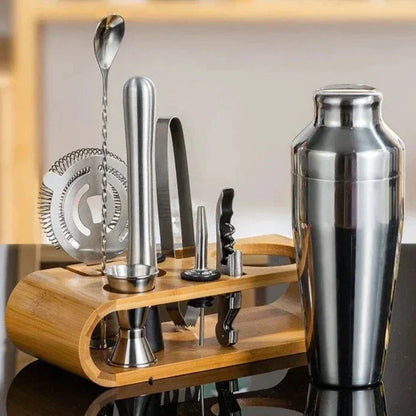 Premium Metal Cocktail Bar Set Essentials - Nocini