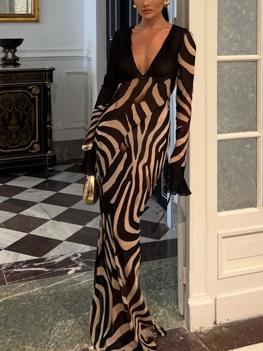 Elegant Full Length Maxi Dress