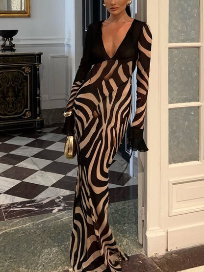 Elegant Full Length Maxi Dress