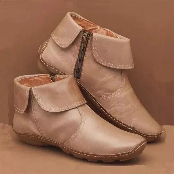 Comfortable Women's Low Heel Ankle Boots