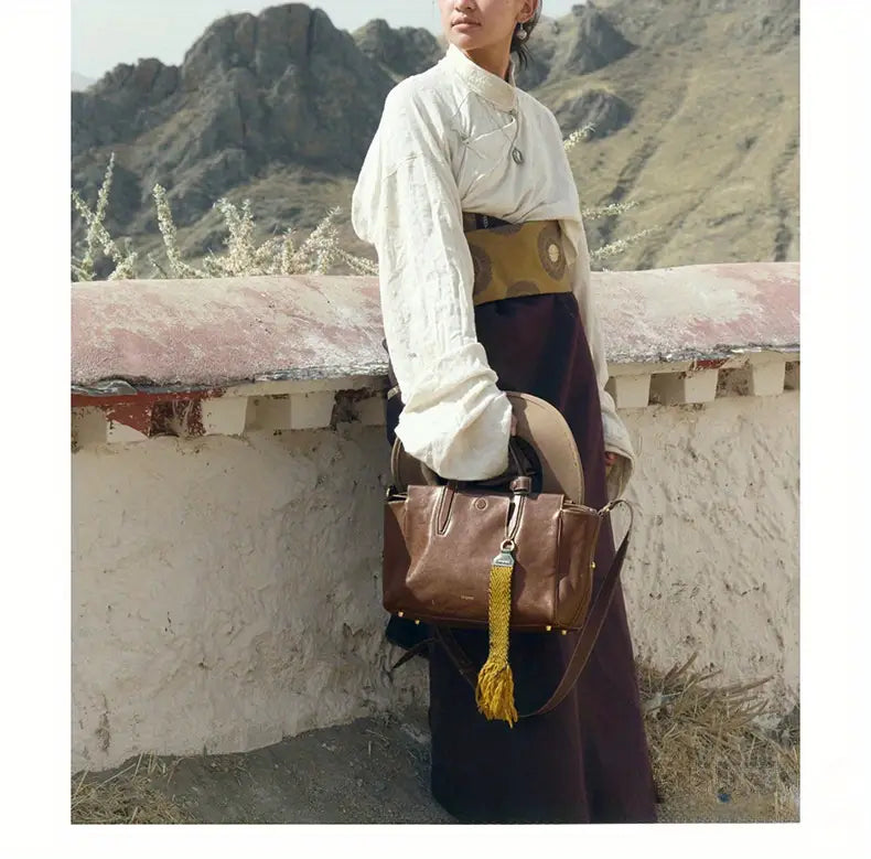 Genuine Leather Tote Bag