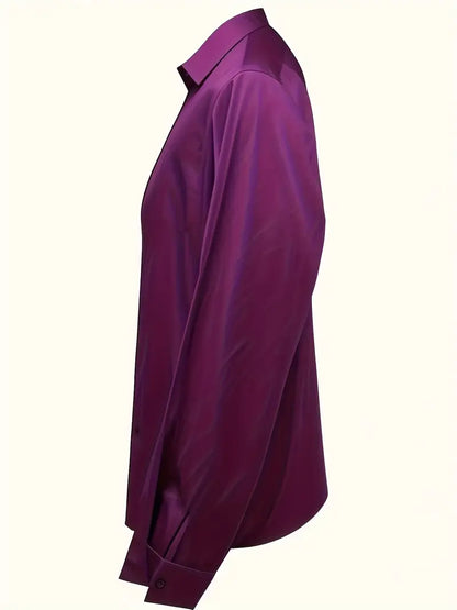 Luxury Deep V Neck Women's Blouse