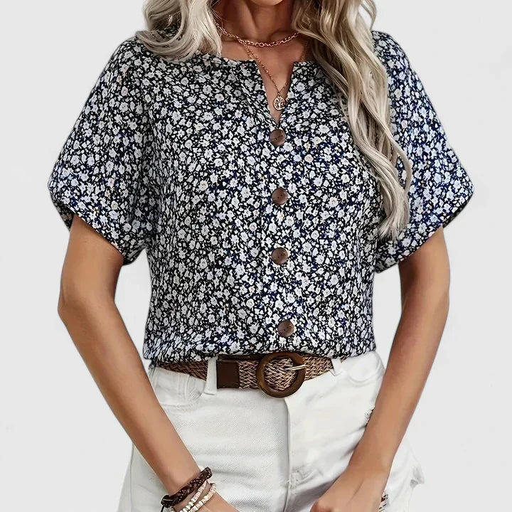 Relaxed Fit Soft Women's Blouse