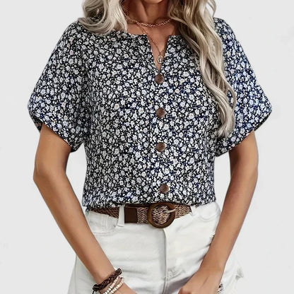 Relaxed Fit Soft Women's Blouse