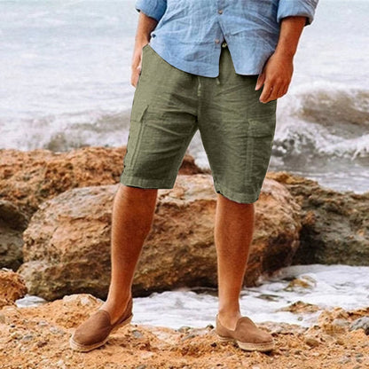 Men's Casual Knee Length Shorts with Cargo Pockets