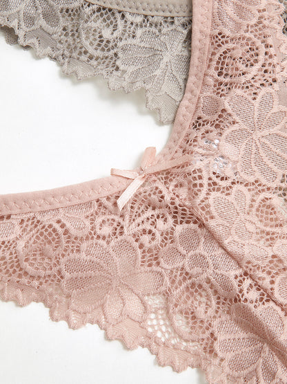 Comfortable Lace Low Cut Briefs