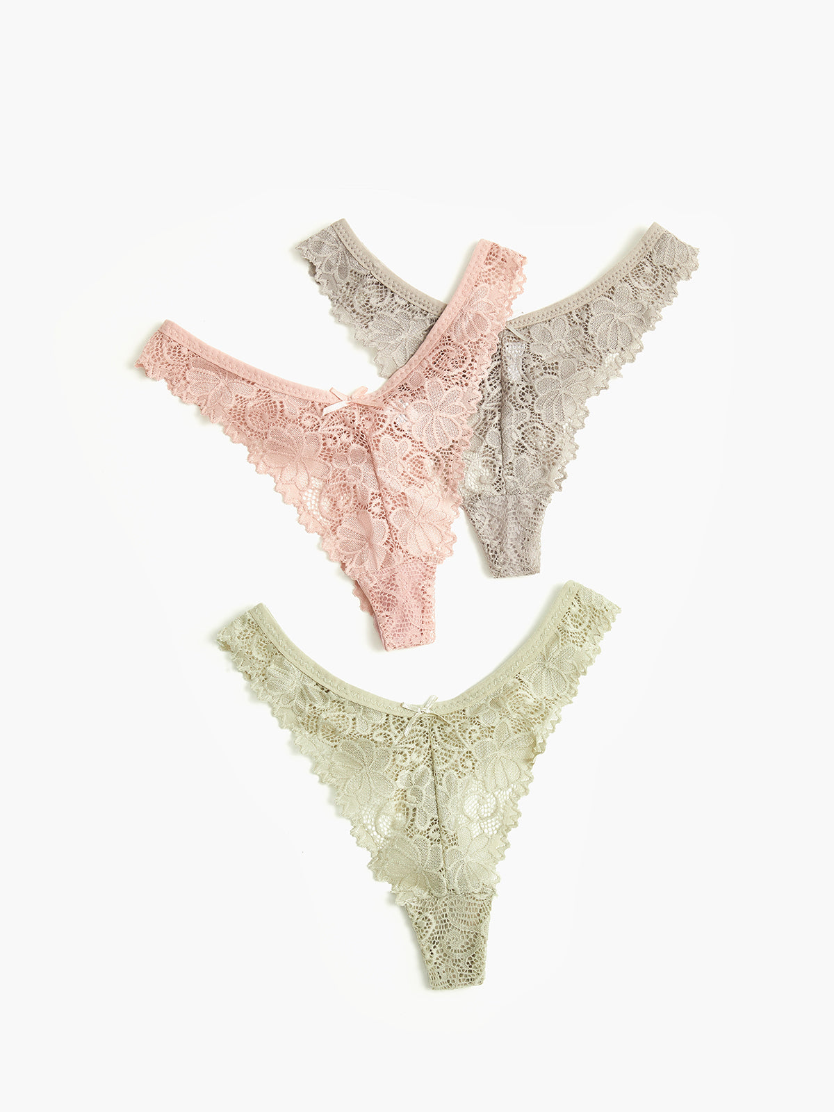 Comfortable Lace Low Cut Briefs - Pexav