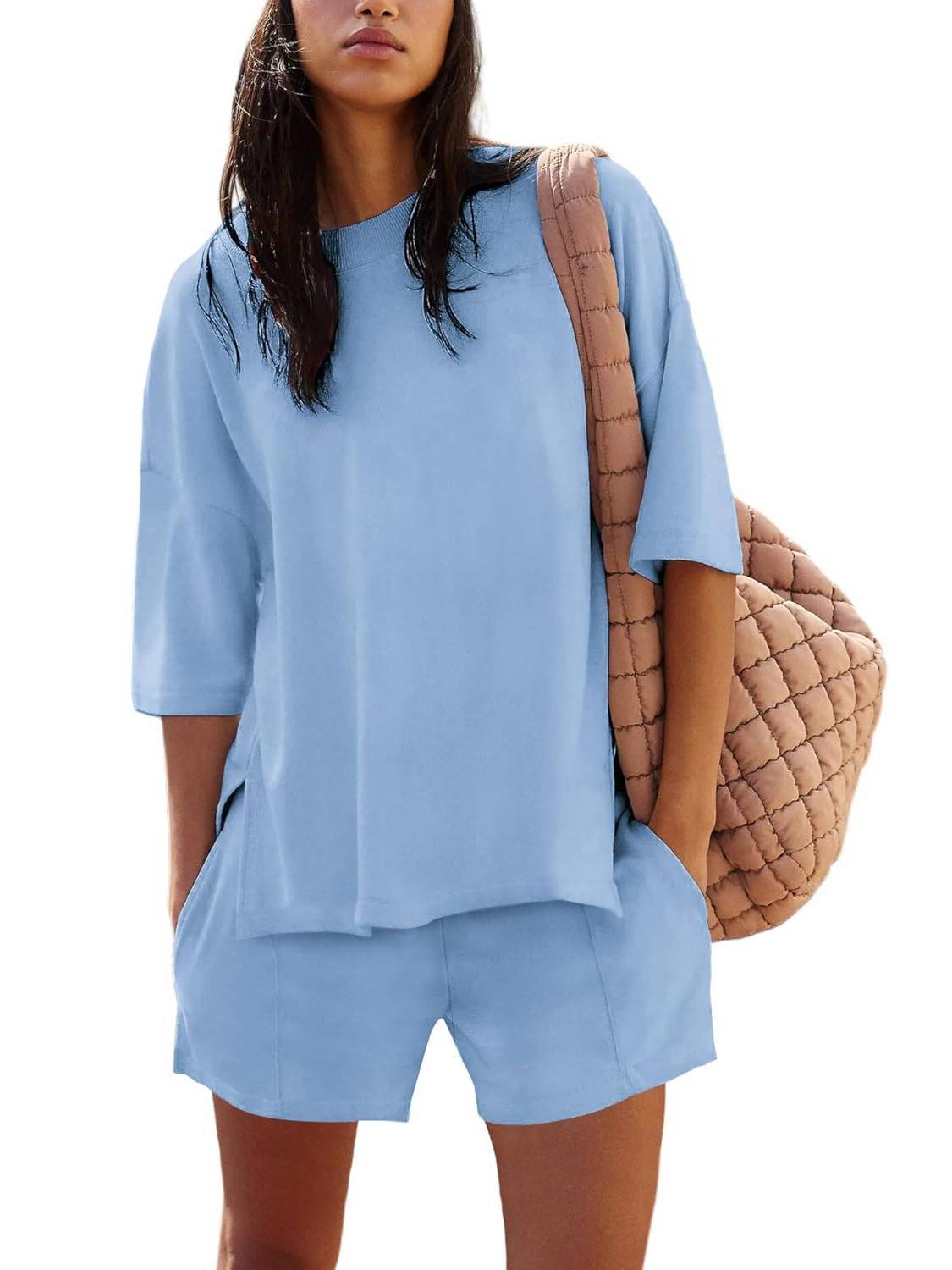 Elegant High Slit Party Suit