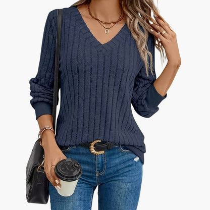 Ladies' Classic Crew Neck Long Sleeve Jumper