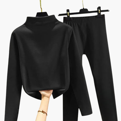 Soft Women's Fleece Sweat Suit with Elastic Waist - Olytrend