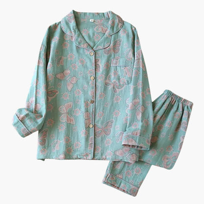 Cozy Women's Fleece Pajama Set with Cute Bear Design
